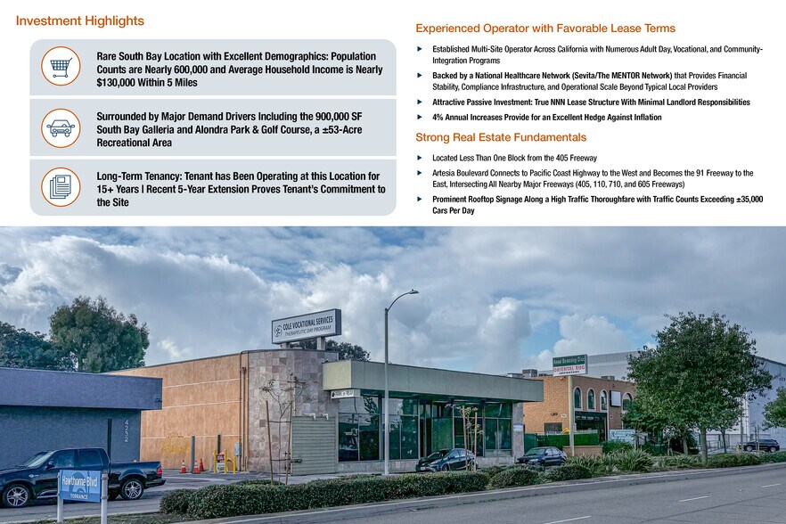 4236 Artesia Blvd, Torrance, CA à vendre - Photo du bâtiment - Image 2 de 5