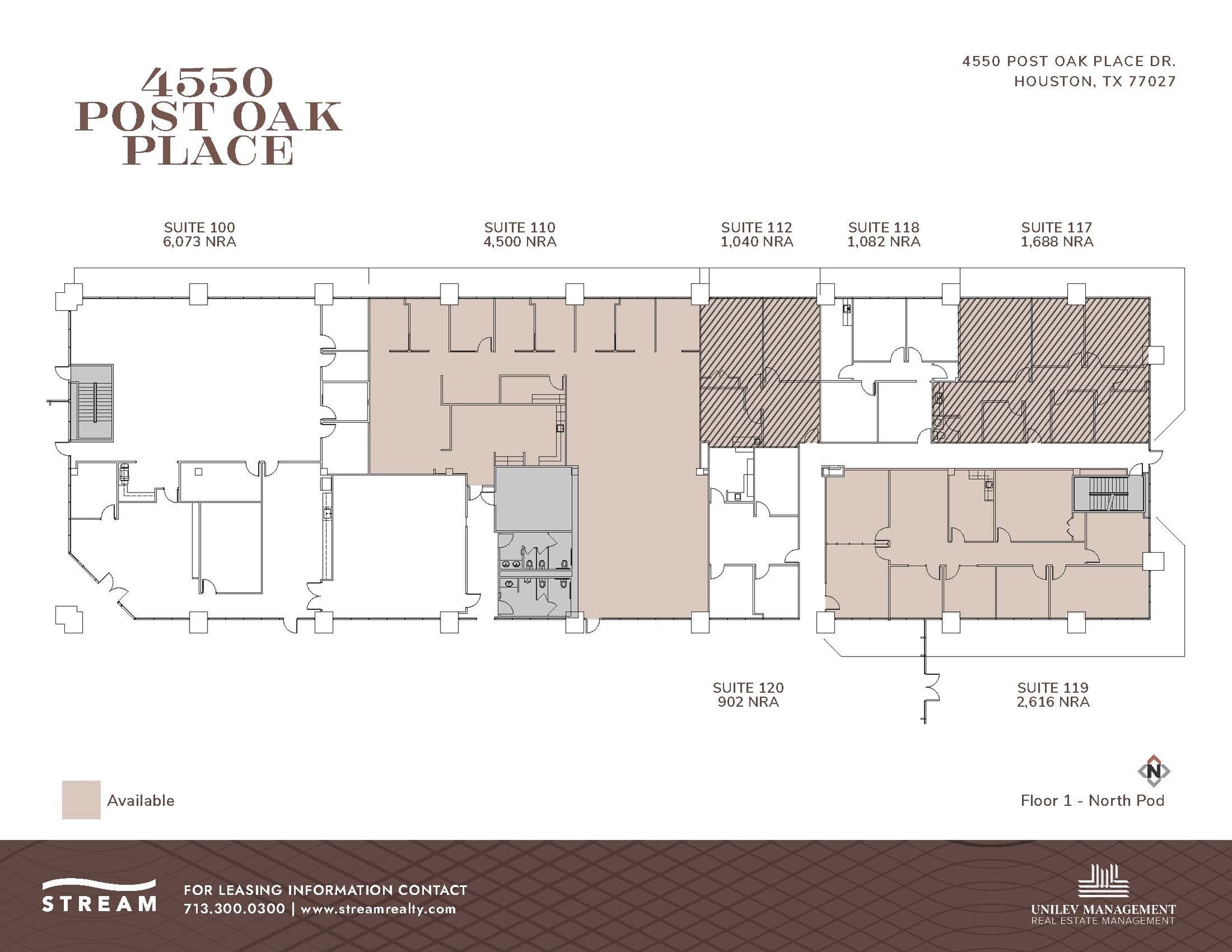 4550 Post Oak Place Dr, Houston, TX for lease Floor Plan- Image 1 of 1