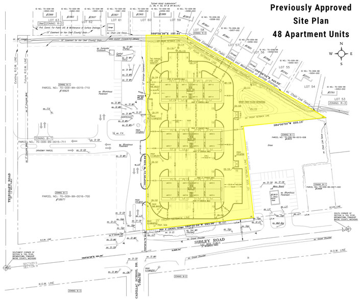 Sibley Rd, Brownstown, MI for lease - Site Plan - Image 2 of 4