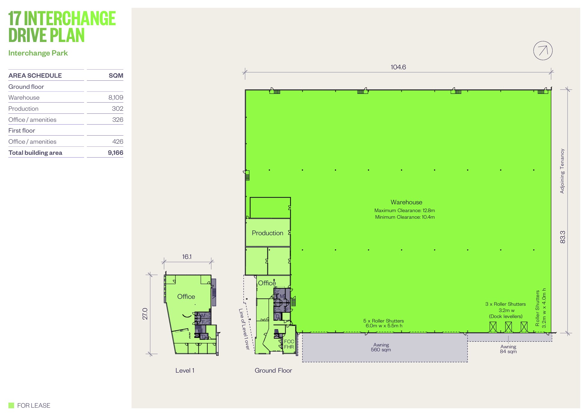 17-19 Interchange Dr, Eastern Creek for lease Floor Plan- Image 1 of 2