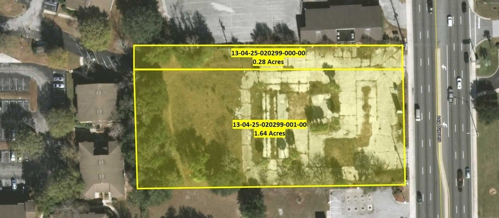 458 Blanding Blvd, Orange Park, FL for lease - Aerial - Image 2 of 5