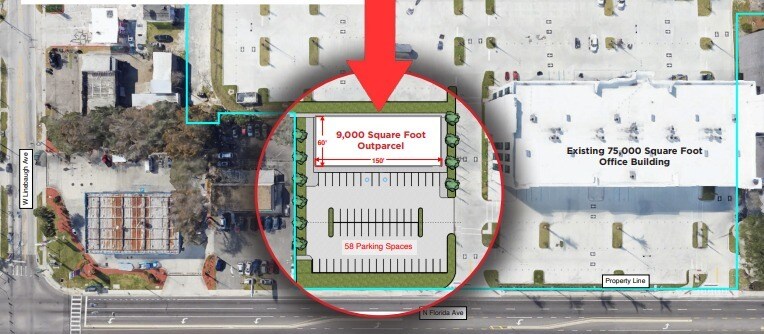 10050 N Florida Ave, Tampa, FL à louer Photo du bâtiment- Image 1 de 2