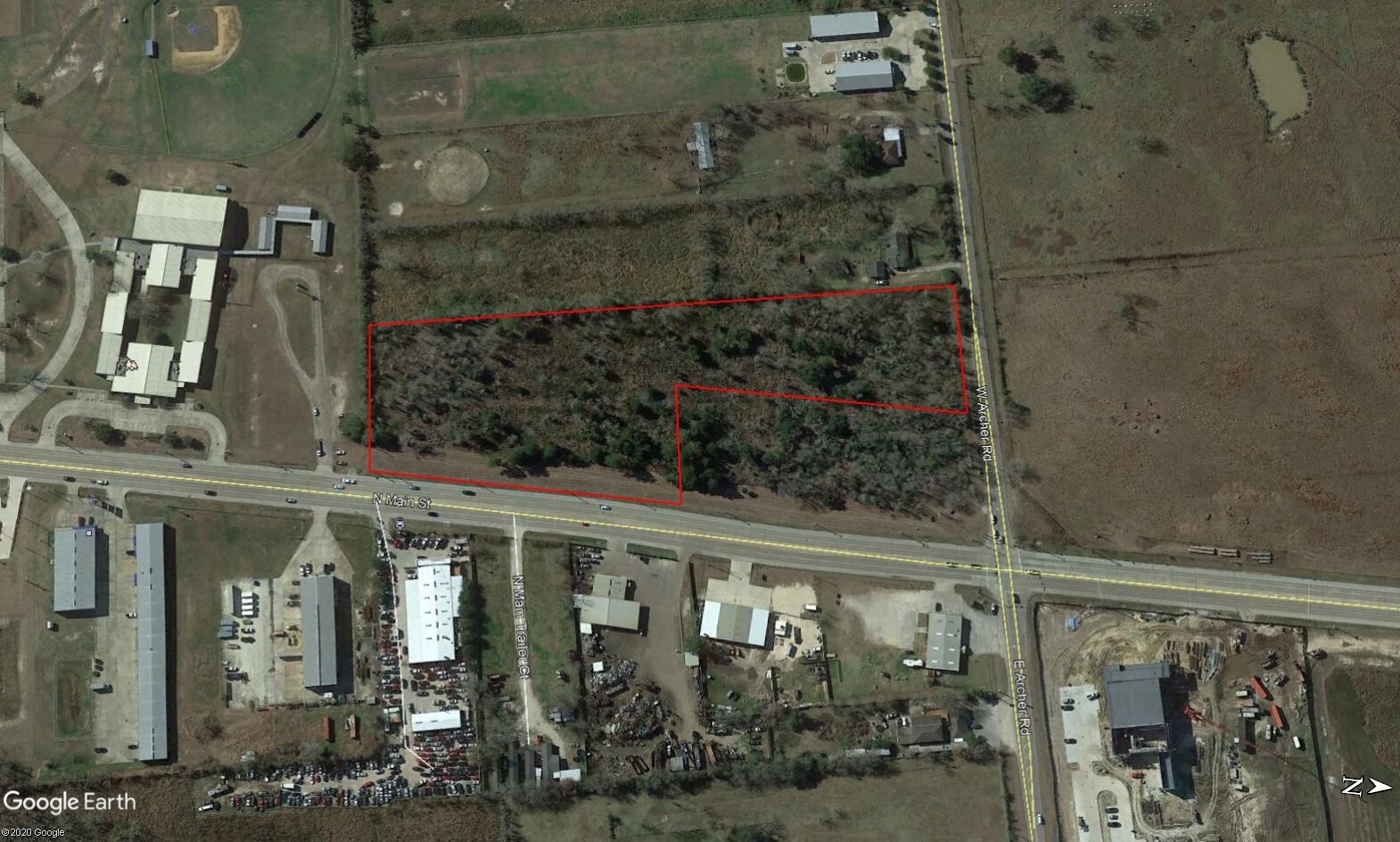 N Main St & W Archer Rd, Baytown, TX à vendre Aérien- Image 1 de 7