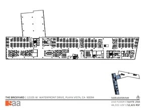 12105 W Waterfront Dr, Playa Vista, CA for lease Floor Plan- Image 1 of 1
