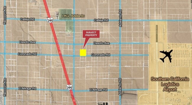 Plus de détails pour Coronado Ave, Adelanto, CA - Terrain à vendre