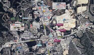 Vance Jackson Rd @ N loop 1604, San Antonio, TX - AÉRIEN Vue de la carte - Image1