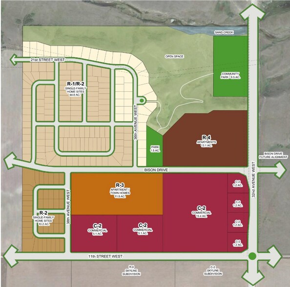 32nd Ave, Williston, ND à vendre - Plan cadastral - Image 3 de 6