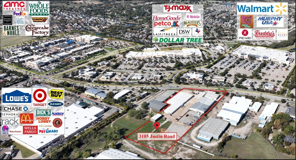 3105 Justin Rd, Flower Mound, TX à louer - Aérien - Image 2 de 13