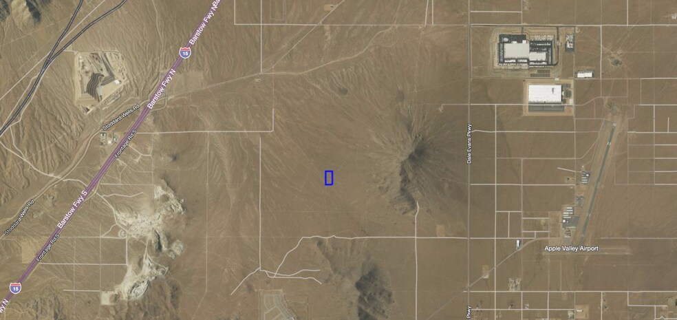 0 Los Padres Road, Apple Valley, CA à vendre - Aérien - Image 3 de 3
