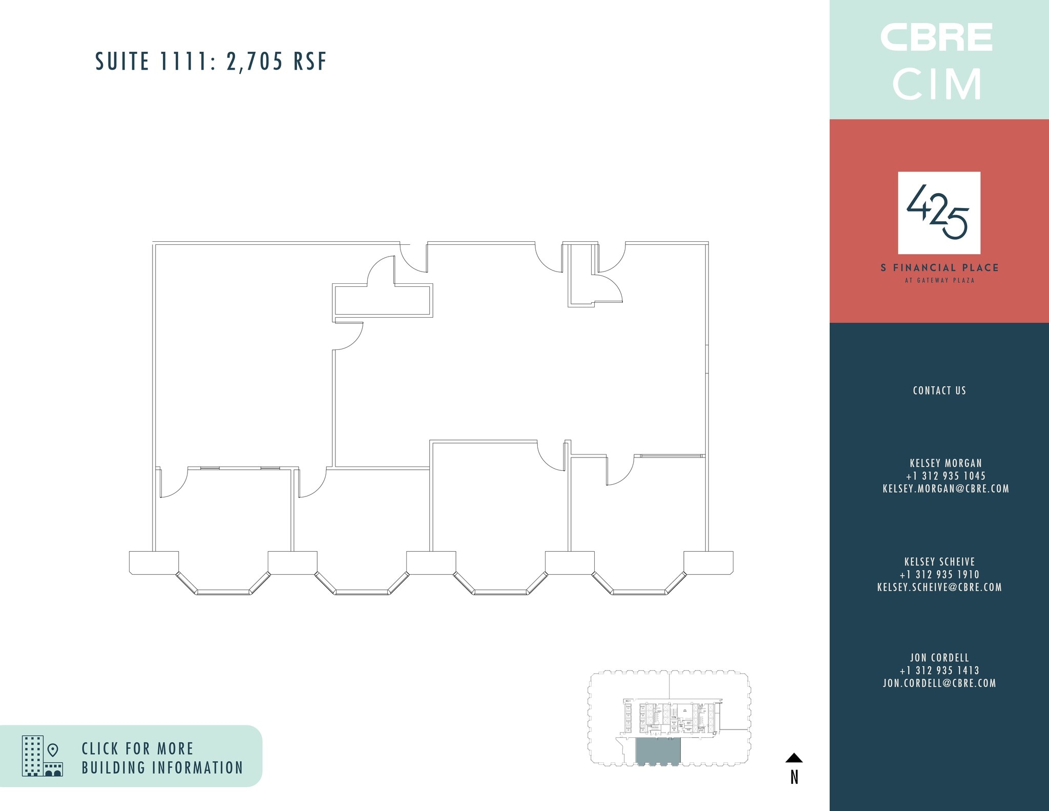 425 S Financial Pl, Chicago, IL for lease Site Plan- Image 1 of 2