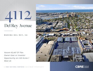 Plus de détails pour 4112 Del Rey Ave, Marina Del Rey, CA - Flex à vendre