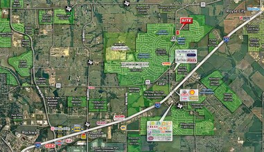 Hwy 66, Fate, TX - AÉRIEN  Vue de la carte - Image1