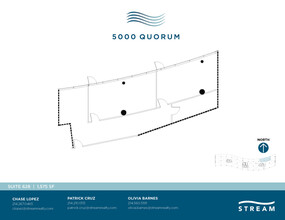 5000 Quorum Dr, Dallas, TX à louer Plan d  tage- Image 1 de 1