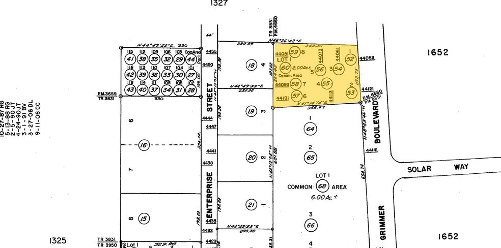 44081 S Grimmer Blvd, Fremont, CA for sale - Plat Map - Image 3 of 3