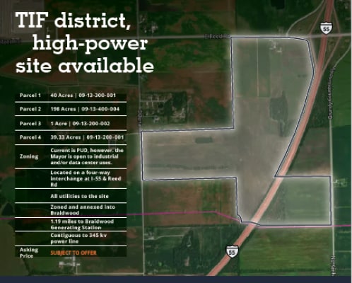 E. Reed Road And I-55, Coal City, IL for sale Primary Photo- Image 1 of 2