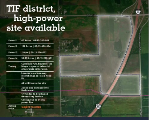 More details for E. Reed Road And I-55, Coal City, IL - Land for Sale