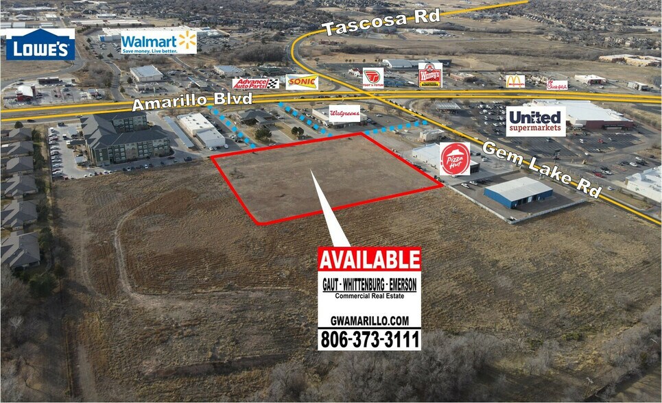 5505 Gem Lake Rd, Amarillo, TX à vendre - Photo du bâtiment - Image 1 de 1