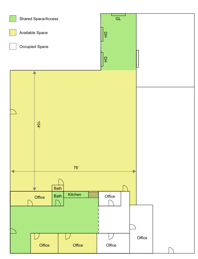 1783 W 2nd St, Pomona, CA for lease Floor Plan- Image 1 of 2