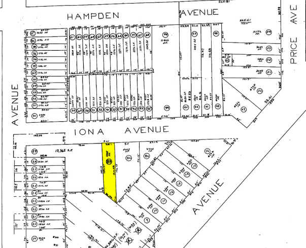 307 Iona Ave, Narberth, PA for sale - Plat Map - Image 1 of 1
