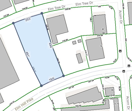 1920 Elm Hill Pike pike, Nashville, TN for lease - Plat Map - Image 2 of 9