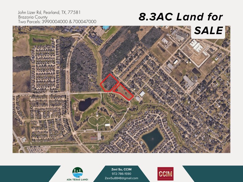 TBD John Lizer Rd, Pearland, TX for sale - Primary Photo - Image 1 of 10