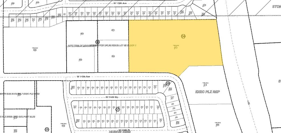 405-475 W 115th Ave, Northglenn, CO à louer - Plan cadastral - Image 2 de 2