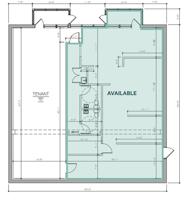 1515 E North Ave, Milwaukee, WI à louer Plan d’étage- Image 1 de 1