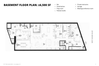5211 W Adams Blvd, Los Angeles, CA à louer Plan d’étage- Image 1 de 1
