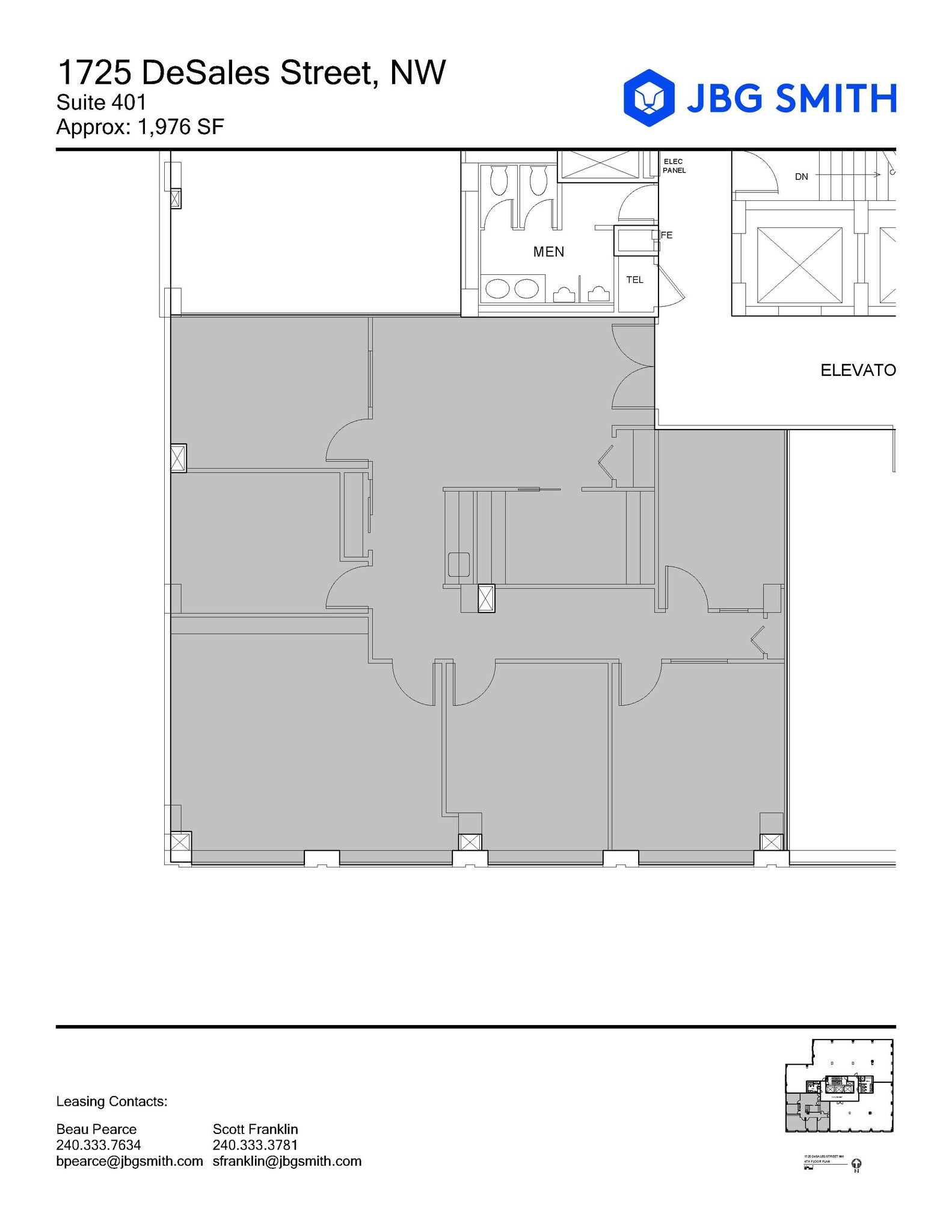 1725 Desales St NW, Washington, DC à louer Photo du bâtiment- Image 1 de 1