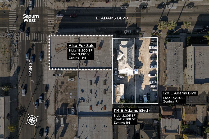 114-120 E Adams Blvd, Los Angeles, CA for sale - Building Photo - Image 3 of 4