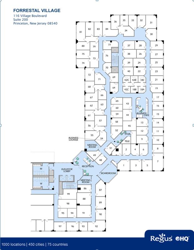 116 Village Blvd, Princeton, NJ à louer Plan d  tage- Image 1 de 1