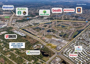 1504 Kings Hwy, Port Charlotte, FL - Aérien Vue de la carte