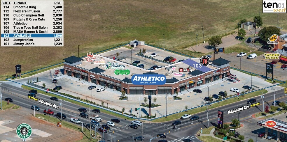 1001 W Memorial Rd, Oklahoma City, OK for lease - Building Photo - Image 2 of 5