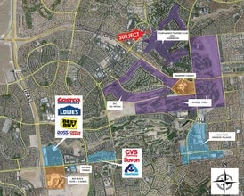 1707 Village Center Cir, Las Vegas, NV - AÉRIEN  Vue de la carte