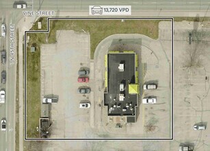 4603 Vine St, Lincoln, NE - Aerial  map view - Image1