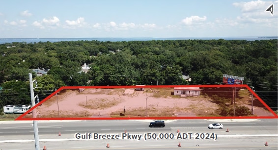 2816 Gulf Breeze Pky, Gulf Breeze, FL for lease - Aerial - Image 2 of 2