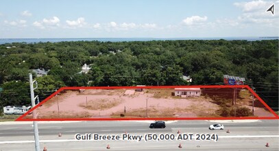 2816 Gulf Breeze Pky, Gulf Breeze, FL - Aérien Vue de la carte