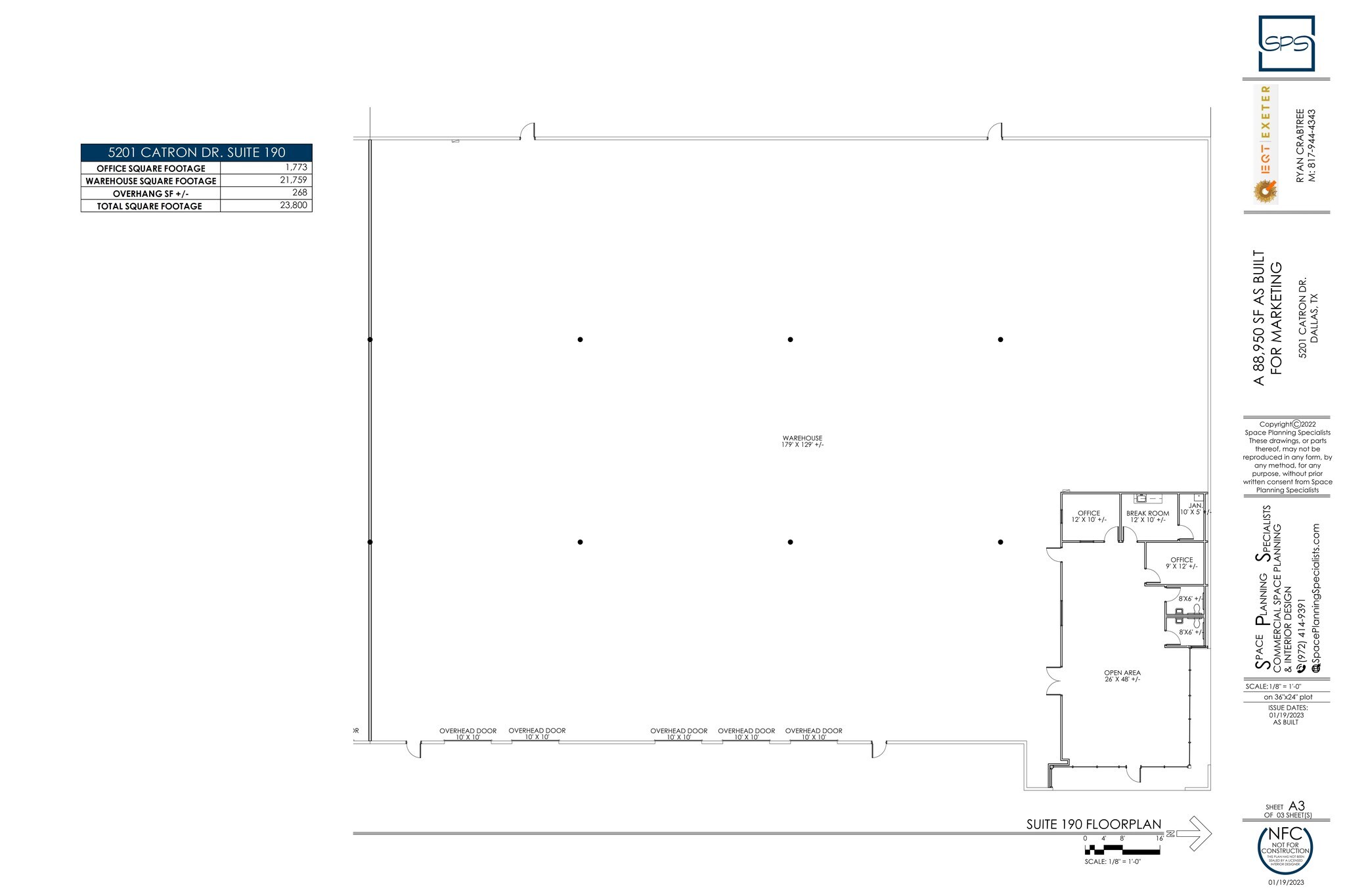 5201 Catron Dr, Dallas, TX à louer Plan de site- Image 1 de 1