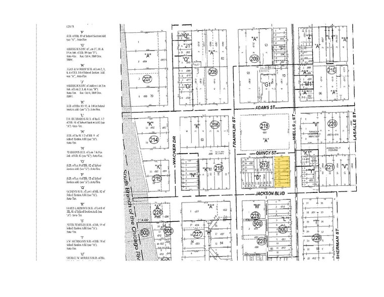 200 W Jackson Blvd, Chicago, IL à louer - Plan cadastral - Image 2 de 5