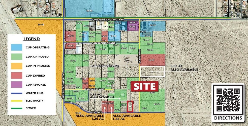 15th Avenue, Desert Hot Springs, CA à vendre - Plan de site - Image 2 de 2