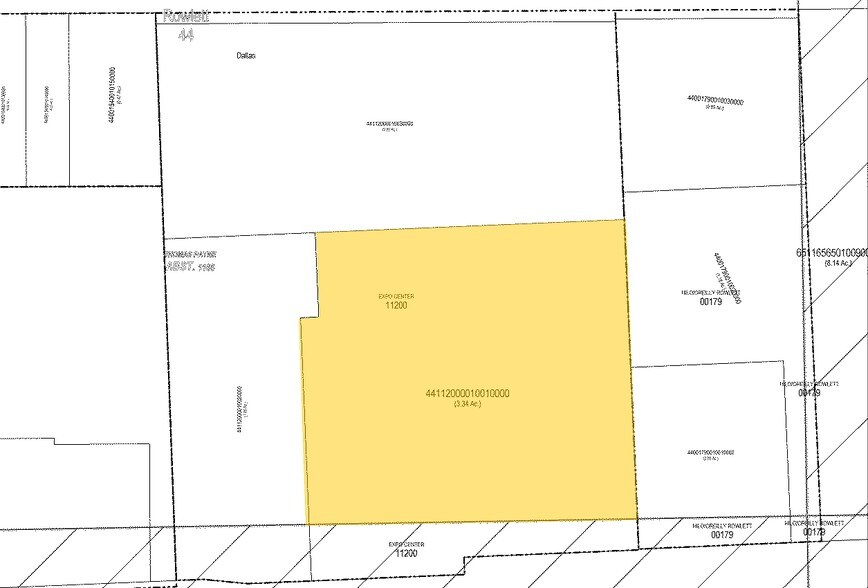 3802 Big A Rd, Rowlett, TX à vendre - Plan cadastral - Image 3 de 3