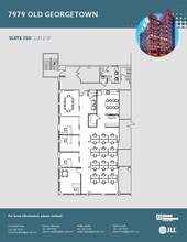7979 Old Georgetown Rd, Bethesda, MD for lease Floor Plan- Image 1 of 1