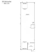 350 S Belt Line Rd, Irving, TX à louer Plan d’étage- Image 1 de 4