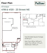 4120 23 St NE, Calgary, AB for lease Floor Plan- Image 1 of 1