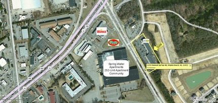 1270 Diamond Springs Rd, Virginia Beach, VA - AÉRIEN Vue de la carte