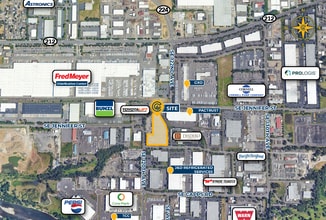 12100 SE Jennifer St, Clackamas, OR - AERIAL  map view