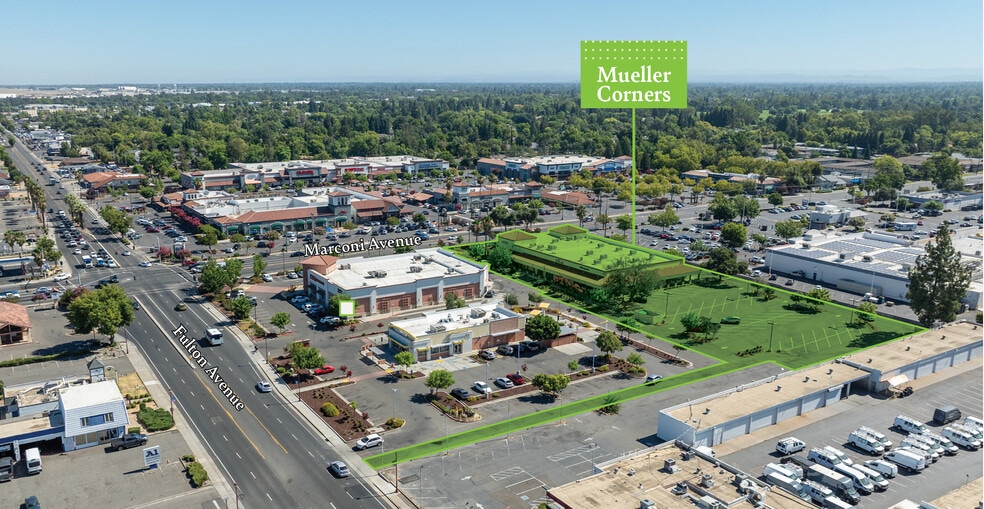 2654 Marconi Ave, Sacramento, CA for sale - Aerial - Image 2 of 12