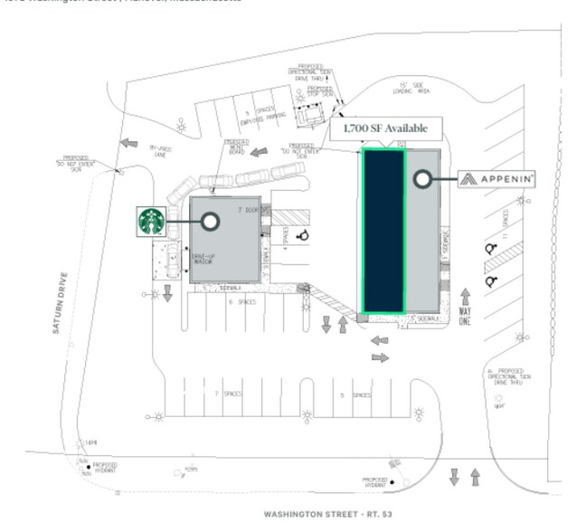 1978 Washington St, Hanover, MA à louer - Plan de site - Image 3 de 4