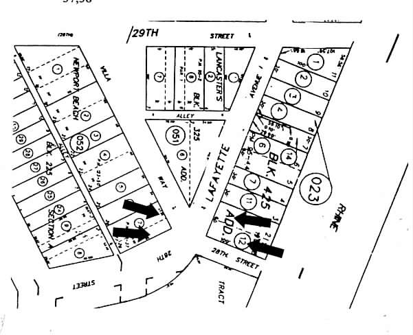 2800 Lafayette Ave, Newport Beach, CA for lease - Plat Map - Image 2 of 8