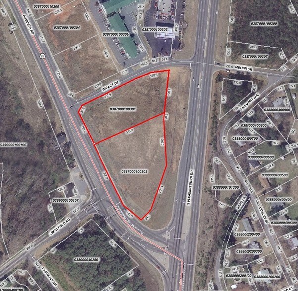 S Pleasantburg Dr, Greenville, SC à vendre - Plan cadastral - Image 2 de 2